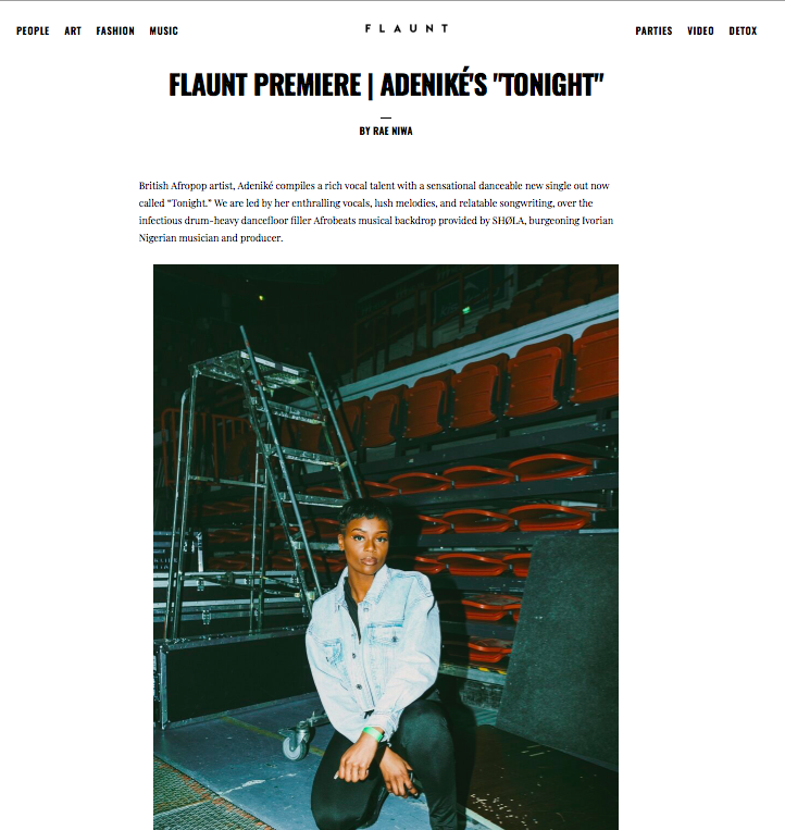 Adenike x Flaunt Magazine